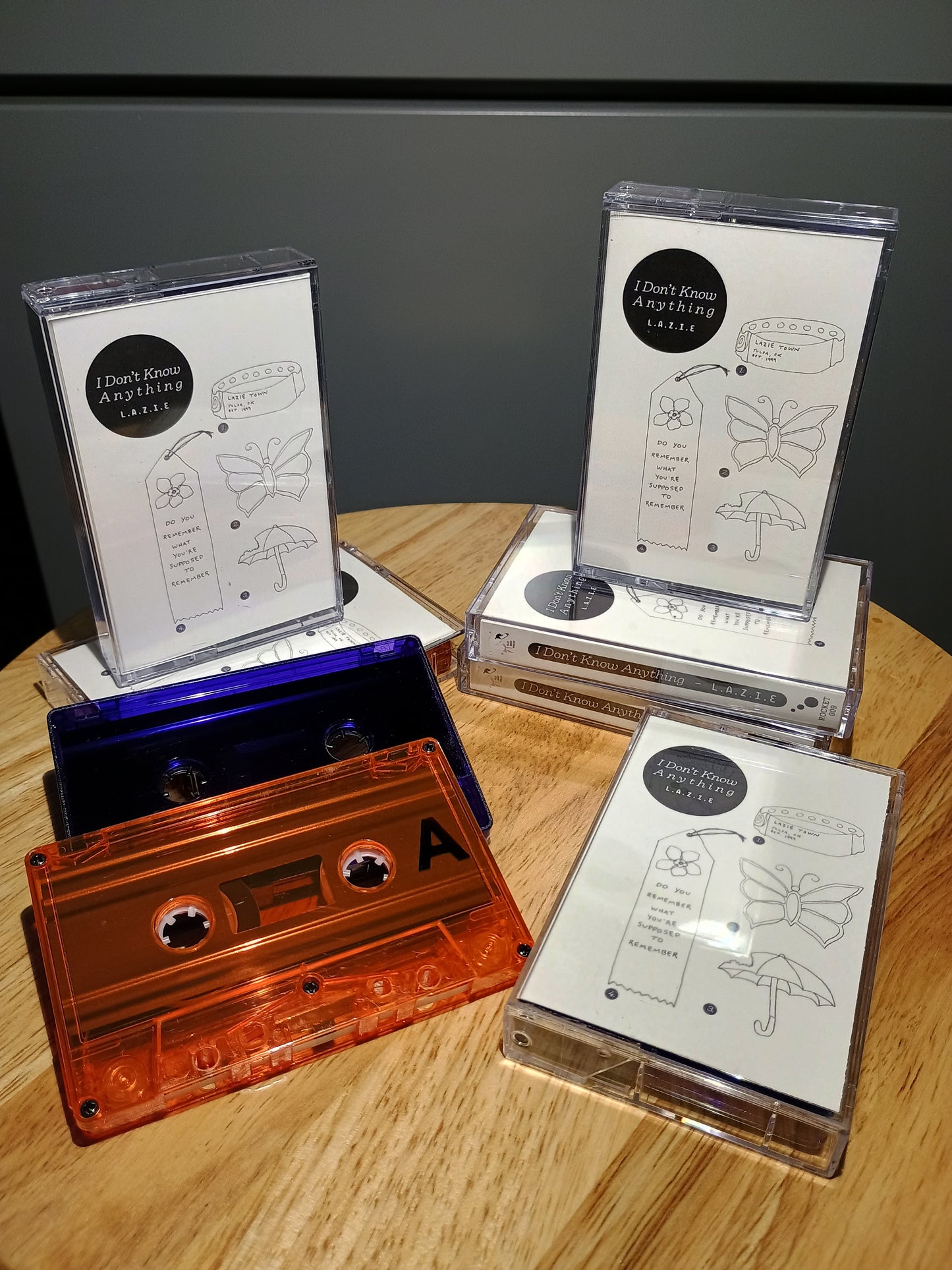 LAZIE - I Don't Know Anything EP Cassette Tape