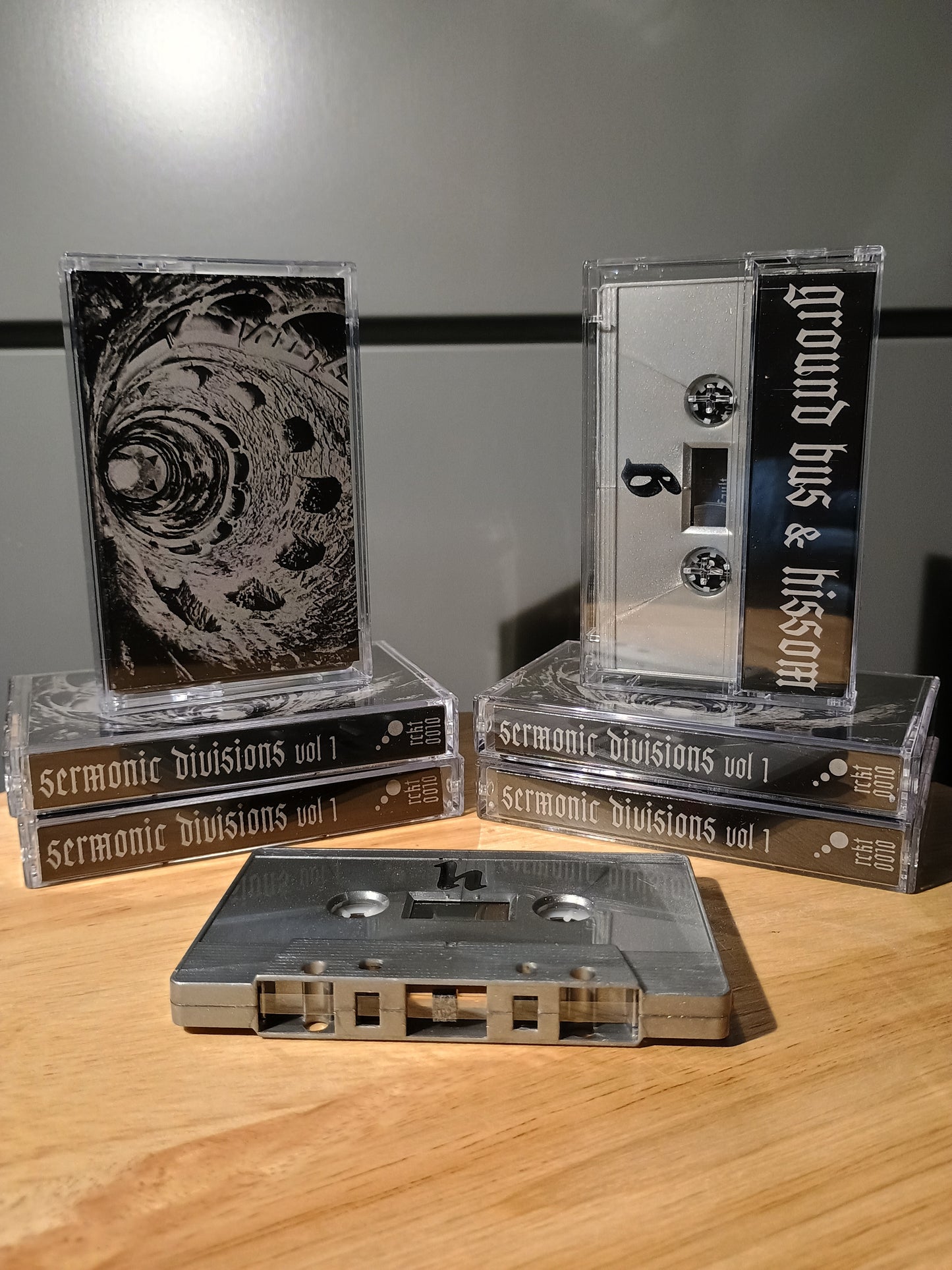GROUND BUS/HISSOM - Sermonic Divisions Vol. I Cassette Tape